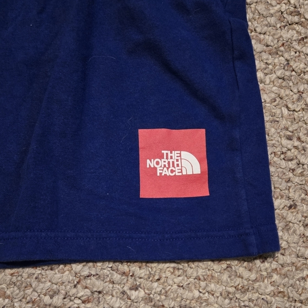 The North Face Men's Never Stop Short Bolt Blue Fleece Shorts Size Medium - Picture 3 of 6